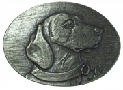 G�rtelschnalle Hannoverscher Schweisshund 4,0 cm