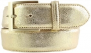 G�rtel in Metall-Optik Gold 4,0 cm