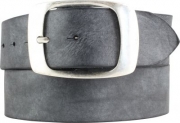 G�rtel aus weichem Vollrindleder mit Doppel-Schnalle 5,0 cm