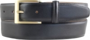Anzugg�rtel aus Vollrindleder mit goldener G�rtelschlie�e 3,5 cm