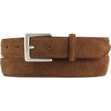 G�rtel aus Veloursleder mit altsilberner G�rtelschlie�e 3,0 cm