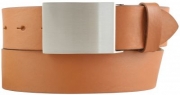 G�rtel aus Vollrindleder mit Koppelschlie�e 4,0 cm