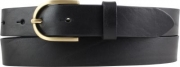 Dameng�rtel aus Vollrindleder mit goldener G�rtelschnalle 3,0 cm
