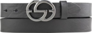 Designer-G�rtel EMIL aus Vollrindleder 3,0 cm Schwarz