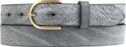 Damen-G�rtel aus weichem Vollrindleder mit goldener G�rtelschnalle 3,0 cm