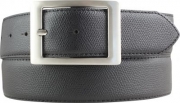 G�rtel aus Leder mit Doppel-Schlie�e 4,0 cm