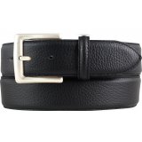 Herren-G�rtel aus gemasertem Leder mit Steppnaht 4,0 cm
