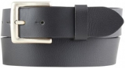 G�rtel aus Vollb�ffelleder mit altsilberner G�rtelschlie�e 4,0 cm
