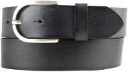 Damen-G�rtel aus Vollrindleder mit geschw�rzten Kanten 4,0 cm