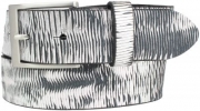 G�rtel mit Metall-Optik 4,0 cm