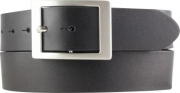 �berl�ngeng�rtel aus Vollrindleder mit Doppel-Schlie�e 4,0 cm