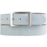 Herren-G�rtel im Jeans-Look mit Steppnaht und Doppelschlie�e 4,0 cm