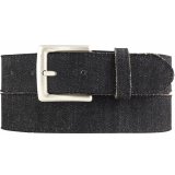 Herren-G�rtel im Jeans-Look mit Steppnaht 4,0 cm altsilber