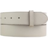 Weicher G�rtel aus Nappaleder und Steppnaht ohne Schlie�e 4,0 cm
