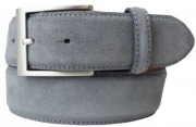 Velours-G�rtel mit Edelstahl-G�rtelschnalle 4,0 cm