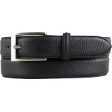 Anzug-G�rtel aus gemasertem Leder mit Steppnaht 3,0 cm