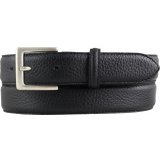 Chino-G�rtel aus gemasertem Leder mit Steppnaht 3,0 cm