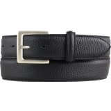 Trachten-G�rtel aus gemasertem Leder mit Steppnaht 3,5 cm