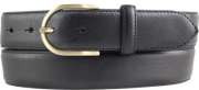 Dameng�rtel aus Vollrindleder bombiert mit goldener G�rtelschlie�e 3,5 cm