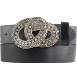 G�rtel aus Vollrindleder mit Tangled Bling-Schlie�e 4,0 cm
