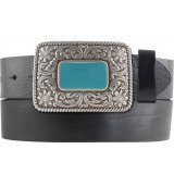 G�rtel aus Vollrindleder mit Manito-Schlie�e 4,0 cm