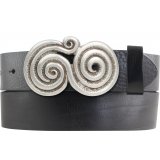 G�rtel aus Vollrindleder mit Looped-Schlie�e 4,0 cm