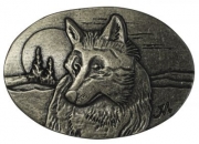 G�rtelschnalle Wolf 4,0 cm