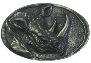 G�rtelschnalle Nashornkopf 4,0 cm