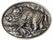 G�rtelschnalle Wildschwein 4,0 cm