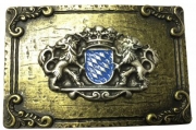 G�rtelschnalle Bayerisches Wappen 4,0 cm