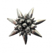 Ansteckpin Edelweiss Metall 2 cm Trachten Ansteckpin Edelweiss Metall 2 cm Trachten