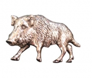 Ansteckpin Wildschwein Metall 2 cm Jagd Ansteckpin Wildschwein Metall 2 cm Jagd