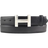 Ledergürtel Damen Vollrindleder 3 cm schmal H-Schnalle Ledergürtel Damen Vollrindleder 3 cm schmal H-Schnalle