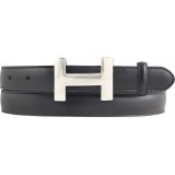 Ledergürtel Damen Vollrindleder 2,5cm Taille H-Schnalle Ledergürtel Damen Vollrindleder 2,5cm Taille H-Schnalle