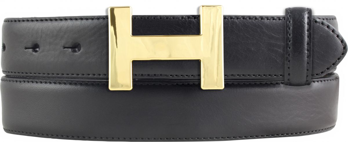 Damen-G�rtel HELLA aus Vollrindleder bombiert 3,0 cm Gold