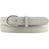 Ledergürtel Damen Veloursleder 2,5 cm Business weich Ledergürtel Damen Veloursleder 2,5 cm Business weich