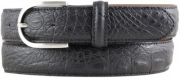 Ledergürtel Damen Vollrindleder 3cm schmal Krokoprägung Ledergürtel Damen Vollrindleder 3cm schmal Krokoprägung