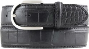 Ledergürtel Damen Vollrindleder 4 cm breit Krokoprägung Ledergürtel Damen Vollrindleder 4 cm breit Krokoprägung