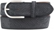 Ledergürtel Damen Echtleder 4 cm breit Pythonprägung Ledergürtel Damen Echtleder 4 cm breit Pythonprägung