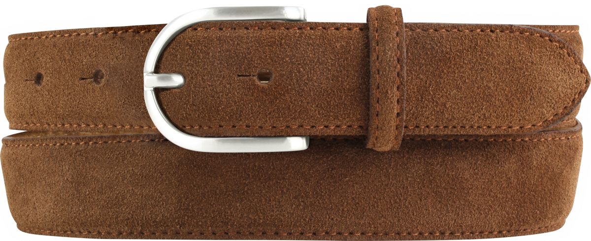 Dameng�rtel aus Veloursleder 3,0 cm
