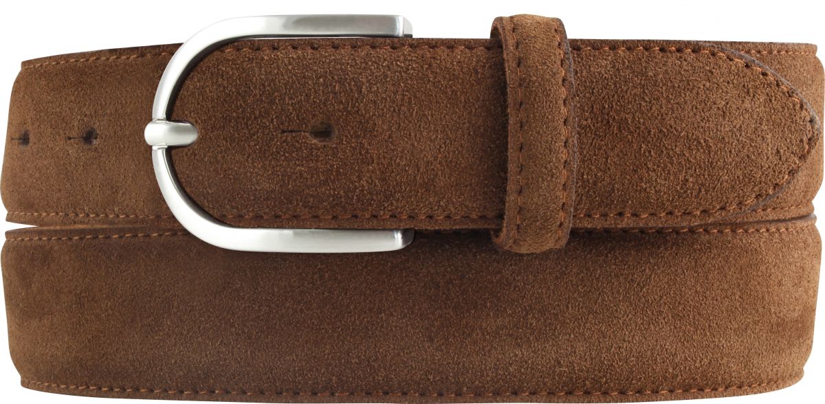 Dameng�rtel aus Veloursleder 3,5 cm