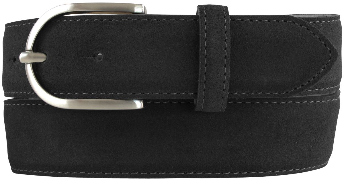 Dameng�rtel aus Veloursleder 3,5 cm