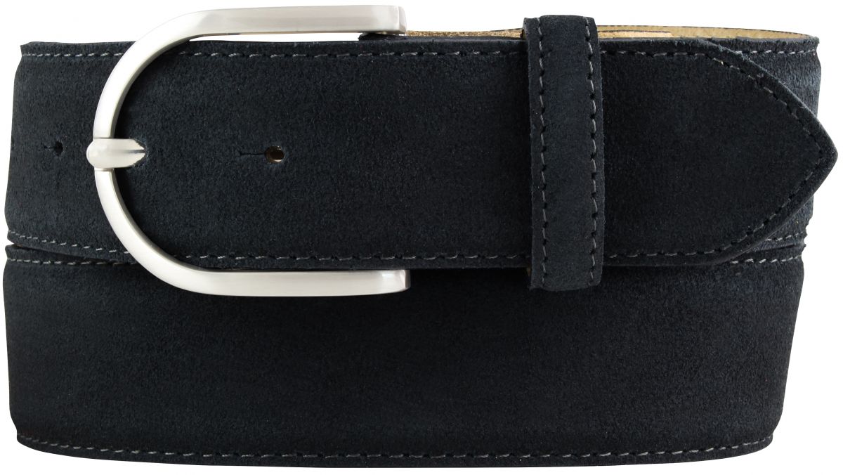 Dameng�rtel aus Veloursleder 4,0 cm