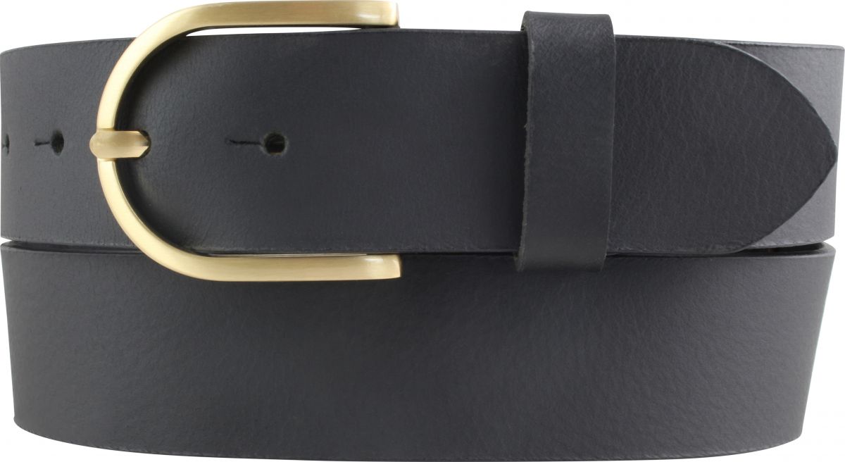 Dameng�rtel aus Vollb�ffelleder 4,0 cm