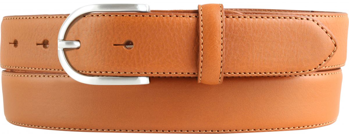 Dameng�rtel aus Vollrindleder bombiert 3,0 cm