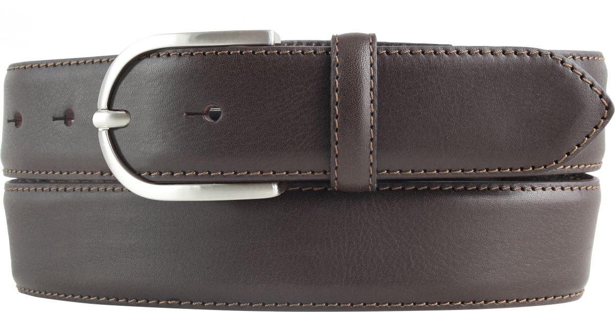 Dameng�rtel aus Vollrindleder bombiert 3,5 cm