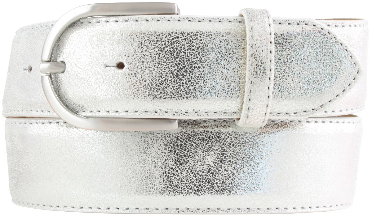 Dameng�rtel in Metall-Optik 4,0 cm