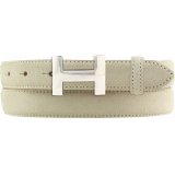 Ledergürtel Damen Veloursleder 2,5 cm Business weich Ledergürtel Damen Veloursleder 2,5 cm Business weich