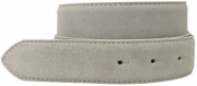 Lederg�rtel ohne Schnalle Veloursleder 3,5 cm weich