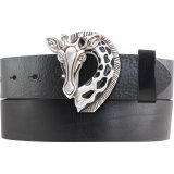 Ledergürtel Vollrindleder 4 cm Giraffe Gürtelschnalle Ledergürtel Vollrindleder 4 cm Giraffe Gürtelschnalle